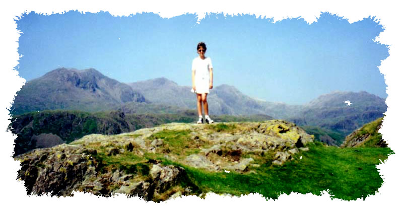 Hard Knott Fort Overlooking the Scafell Range